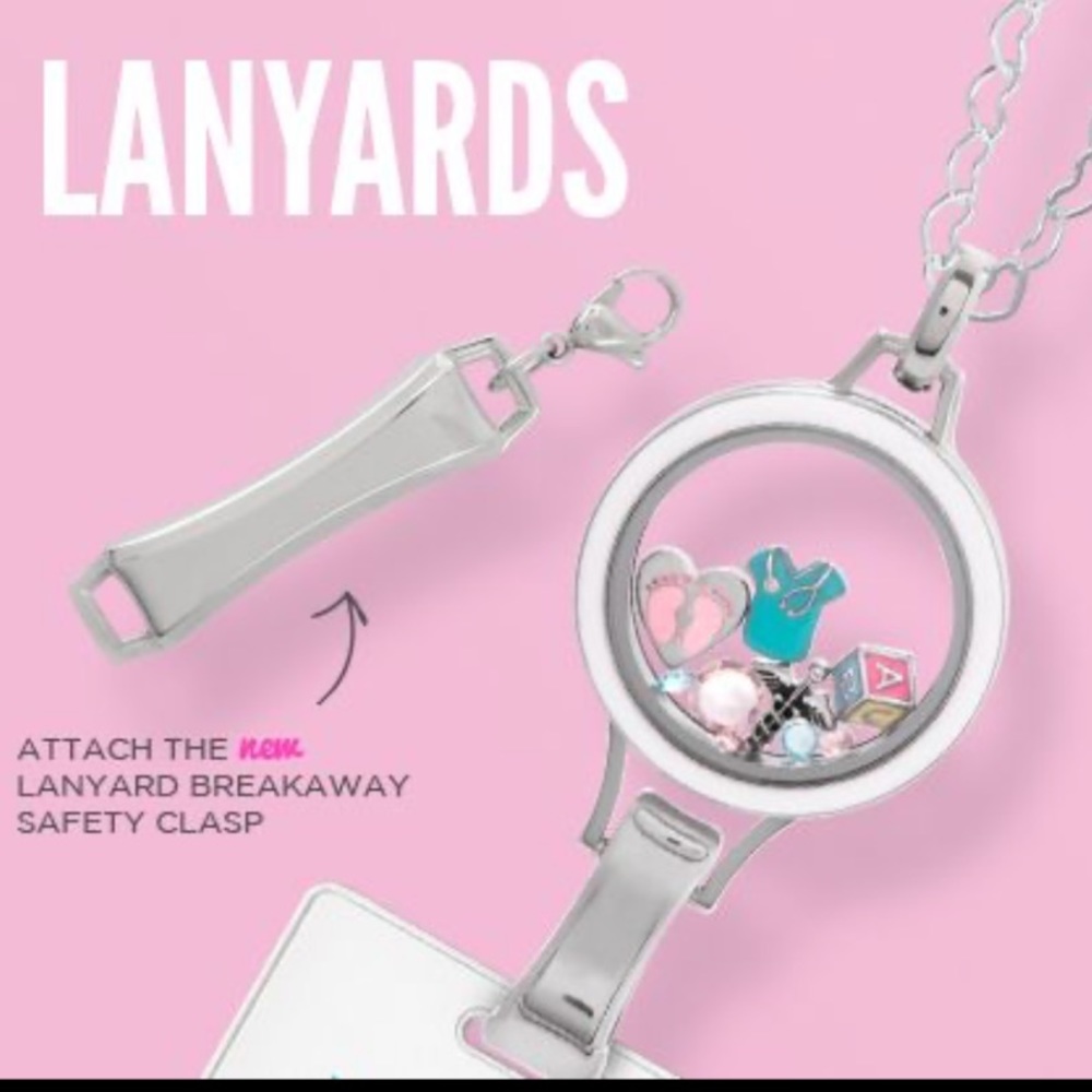 ORIGAMI OWL 🤍 Silver Lanyard Breakaway Clasp NIP - Picture 3 of 7